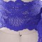 2 Yards Purple Wide Stretch Lace 2.5" Floral Elastic Trim for Lingerie, Overlays & Accents